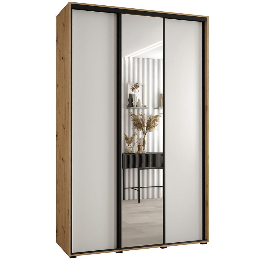 Skříň 45 Canaris 3 170 artisan/bílá/černá Baumax