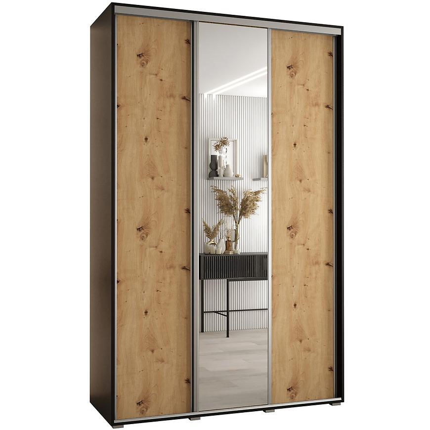 Skříň 45 Canaris 3 170 černá/artisan/silver Baumax