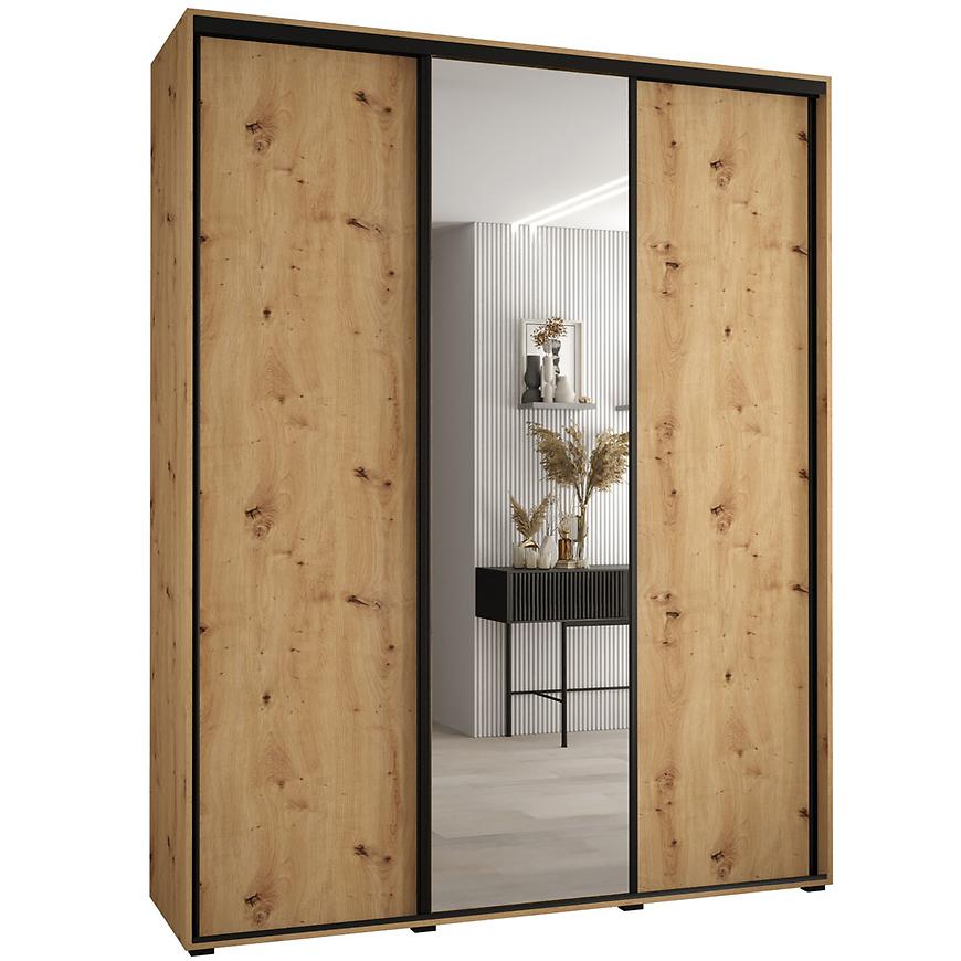 Skříň 45 Canaris 3 190 artisan/černá Baumax