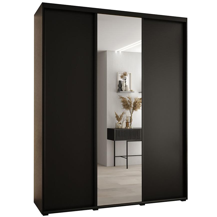 Skříň 45 Canaris 3 190 černá/černá Baumax