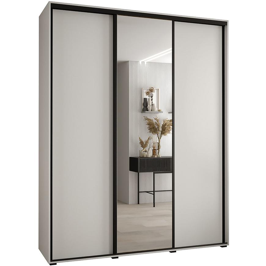 Skříň 45 Canaris 3 200 bílá/černá Baumax