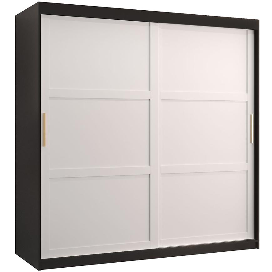 Skříň Amiro 1 180 černý/bílý Baumax