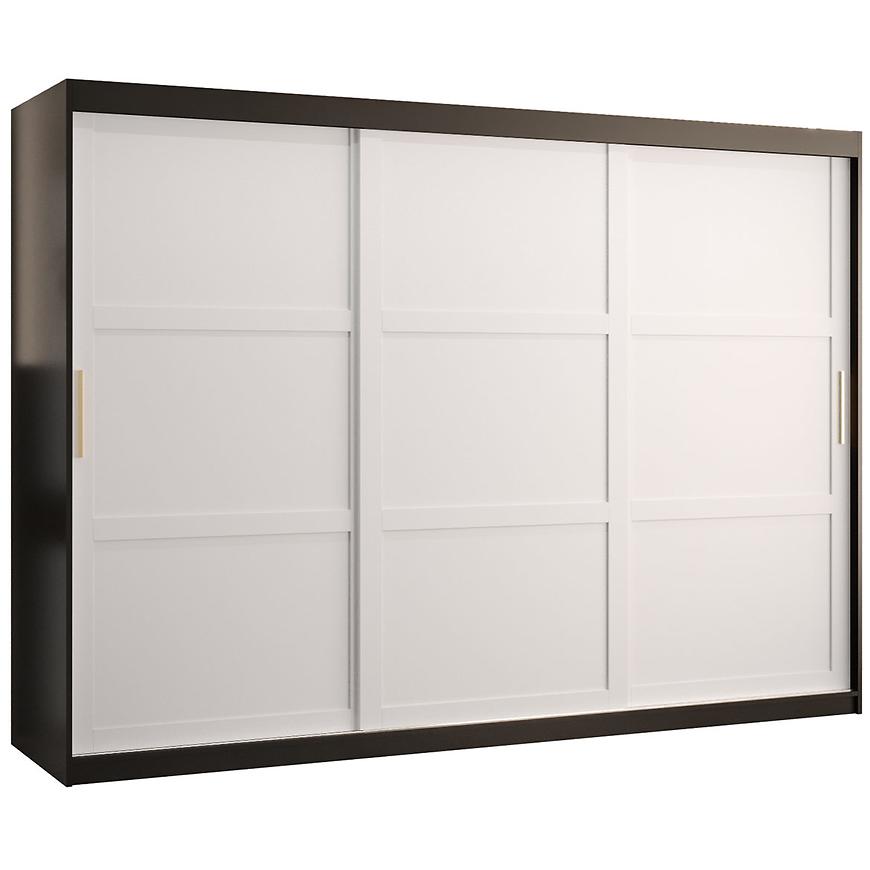 Skříň Amiro 1 250 černý/bílý Baumax