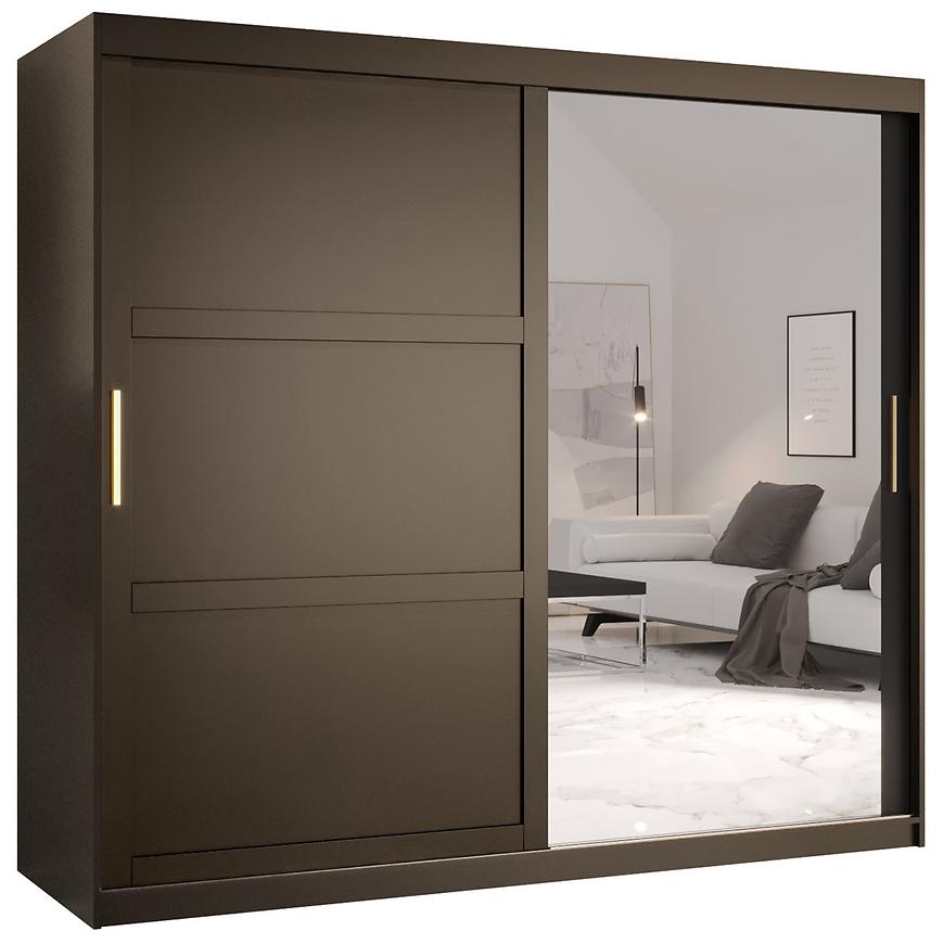 Skříň Amiro 2 200 černý/černý Baumax