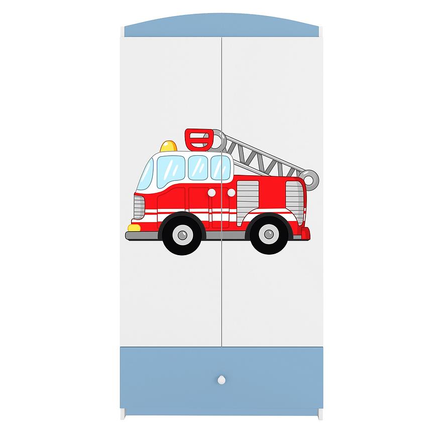 Skříň Babydreams modrá - Hasičské auto Baumax