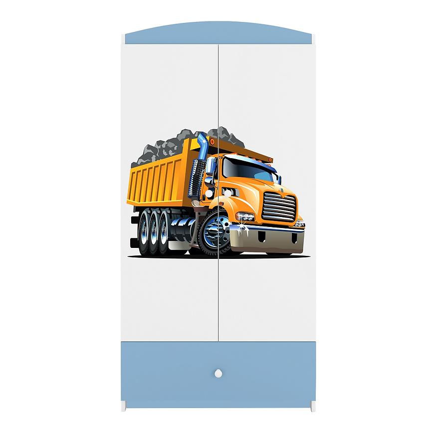 Skříň Babydreams modrá - Náklaďák Baumax