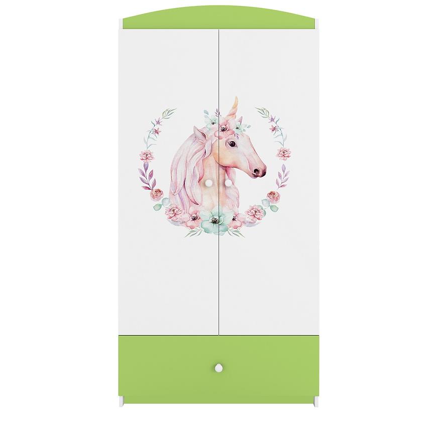 Skříň Babydreams zelená - Kůň Baumax