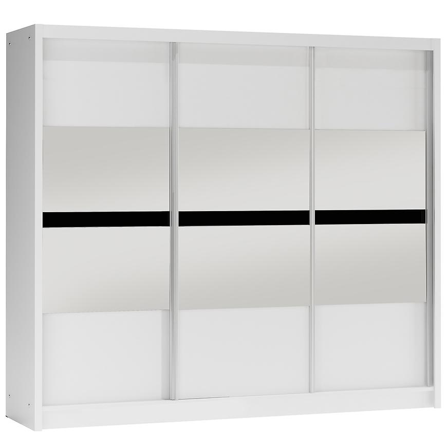 Skříň Batumi 250 bílá/zrcadlo Baumax