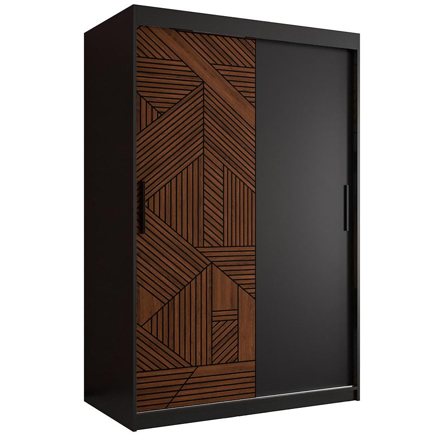 Skříň Malakka 120 černá Baumax