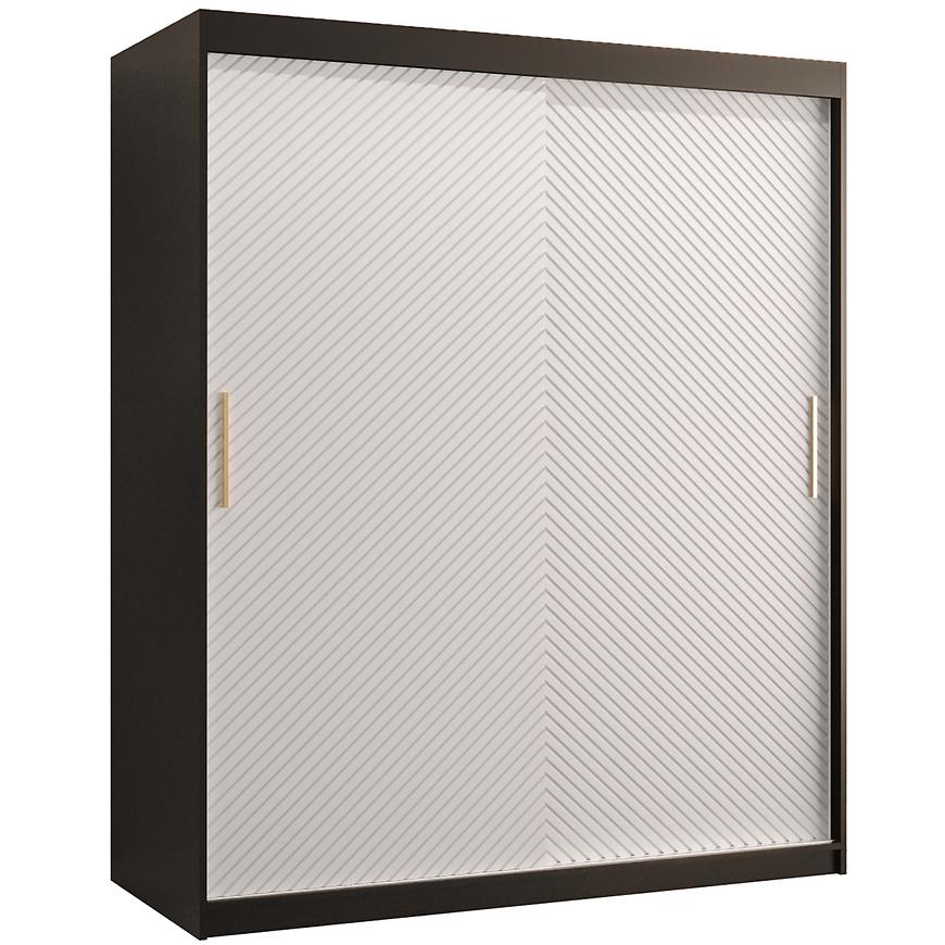 Skříň Rawang Slim jedle 1 150 černá/bílá Baumax