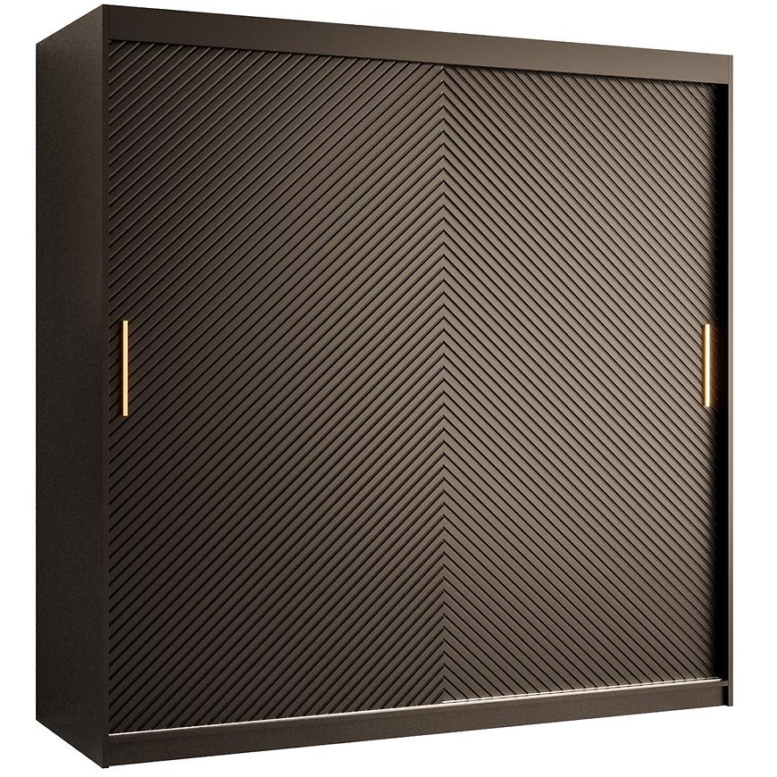 Skříň Rawang Slim jedle 1 180 černá Baumax