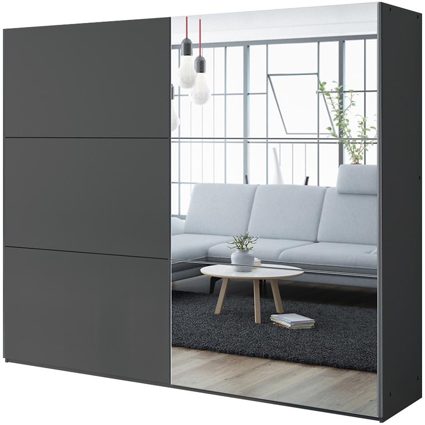 Skříň Vigo 250 grafit / zrcadlo Baumax