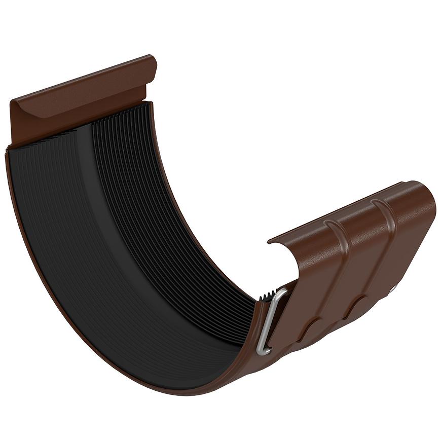 Spojka okapového žlabu 64-332 ocel 150 mm Bryza hnědá RAL 8017 CELLFAST BRYZA