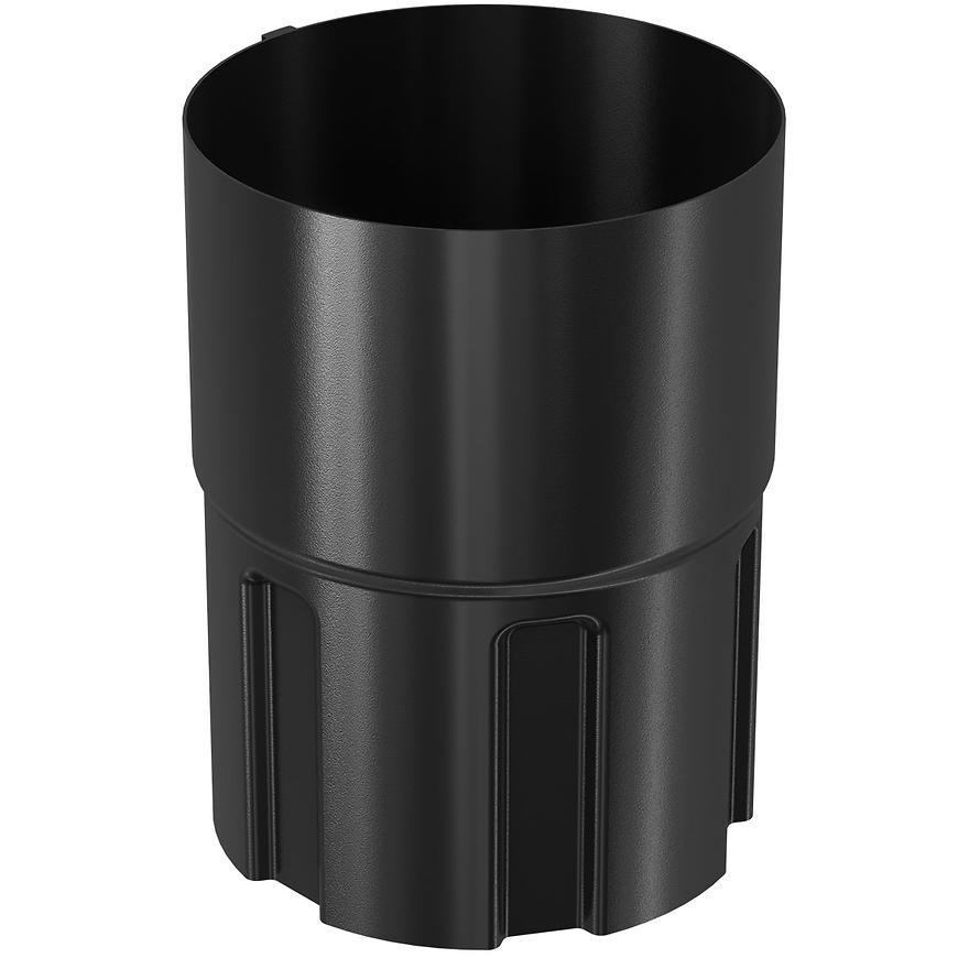 Spojka pro okapový svod 64-139 ocel 90 mm Bryza černá RAL 9005 CELLFAST BRYZA