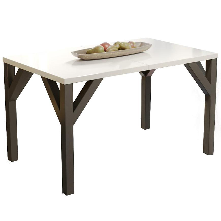 Stůl Baltika 185 bílý lesk Baumax