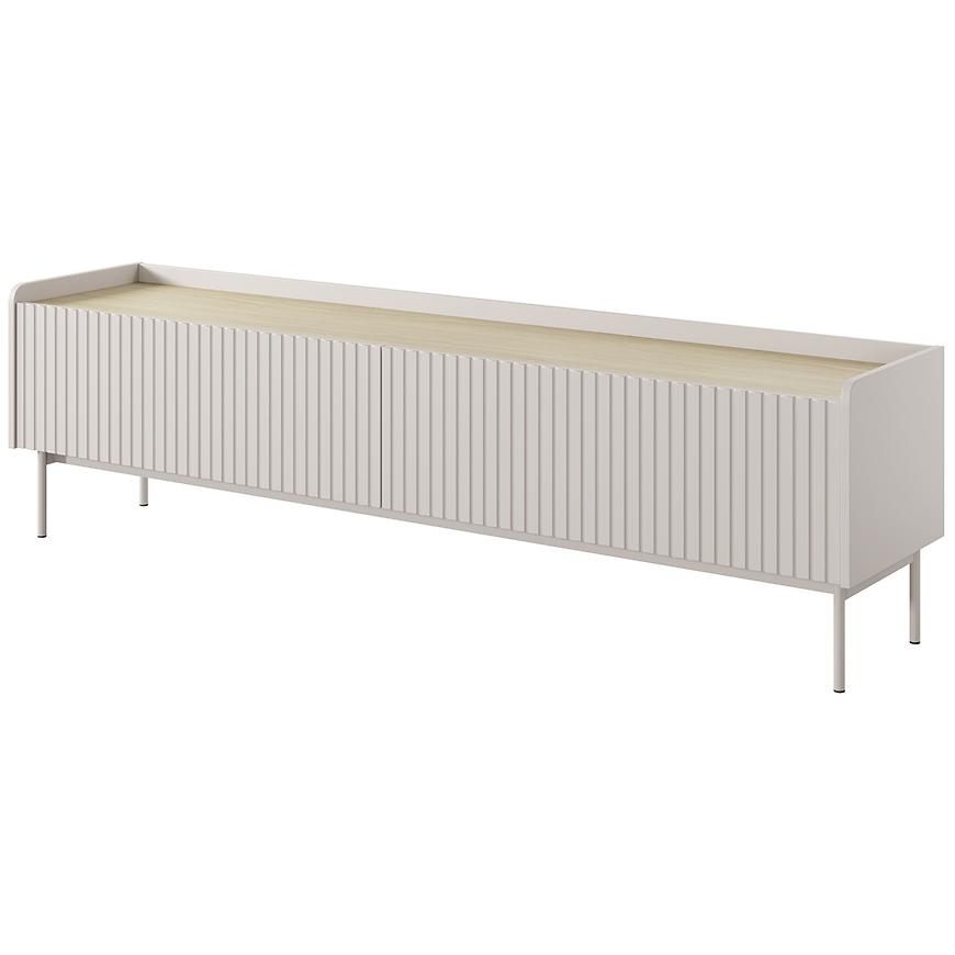 TV stolek Level RTV E 181 2d Beige/ dub Scandi Baumax