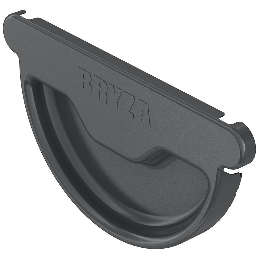 Univerzální čelo pro okapový žlab 64-084 ocel 125 mm Bryza grafitová RAL 7021 CELLFAST BRYZA