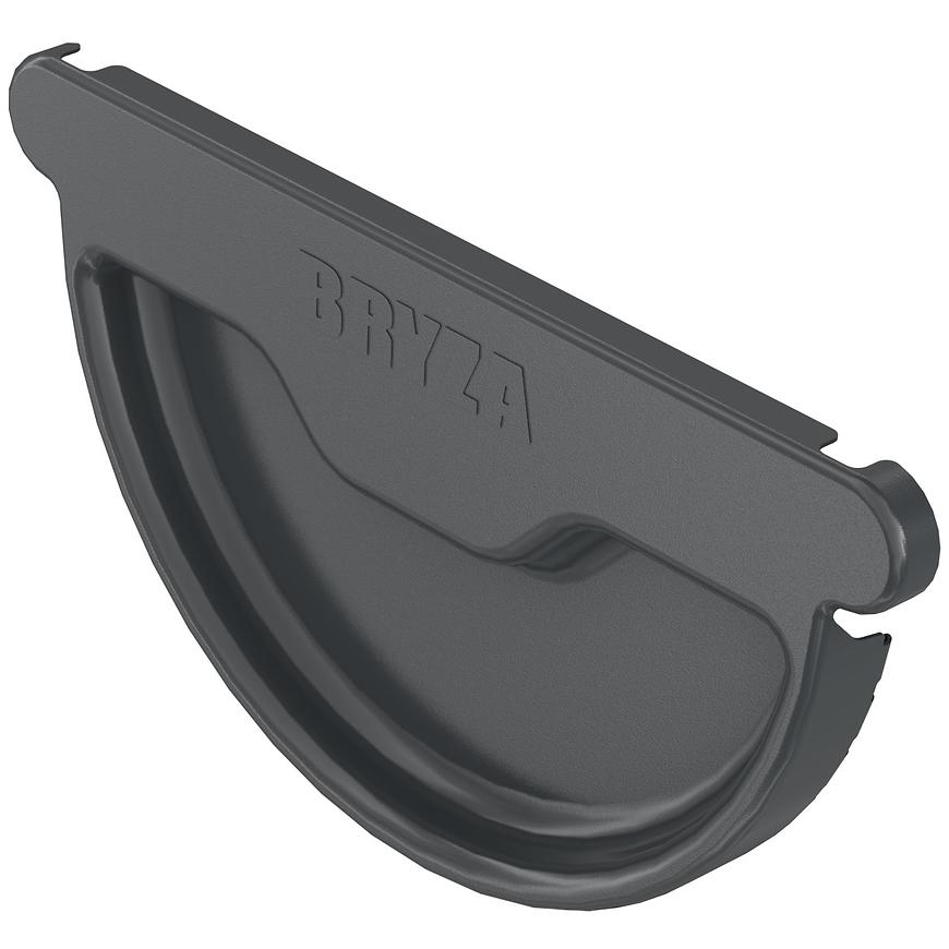 Univerzální čelo pro okapový žlab 64-384 ocel 150 mm Bryza grafitová RAL 7021 CELLFAST BRYZA