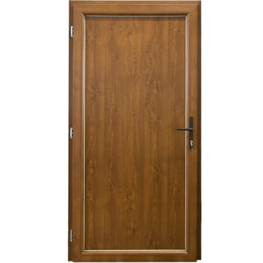 Vchodové dveře Larino Eco D18 90L 100x208x6 zlatý dub Baumax