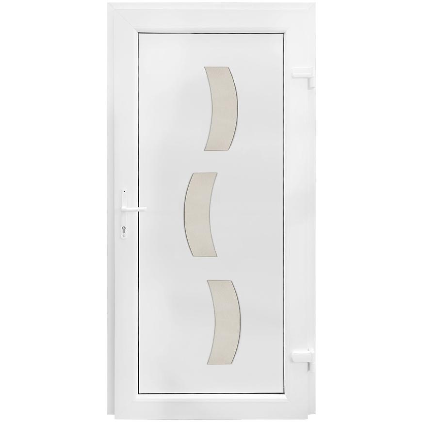 Vchodové dveře Zadar D30 90P 98x198x7 bílý Baumax