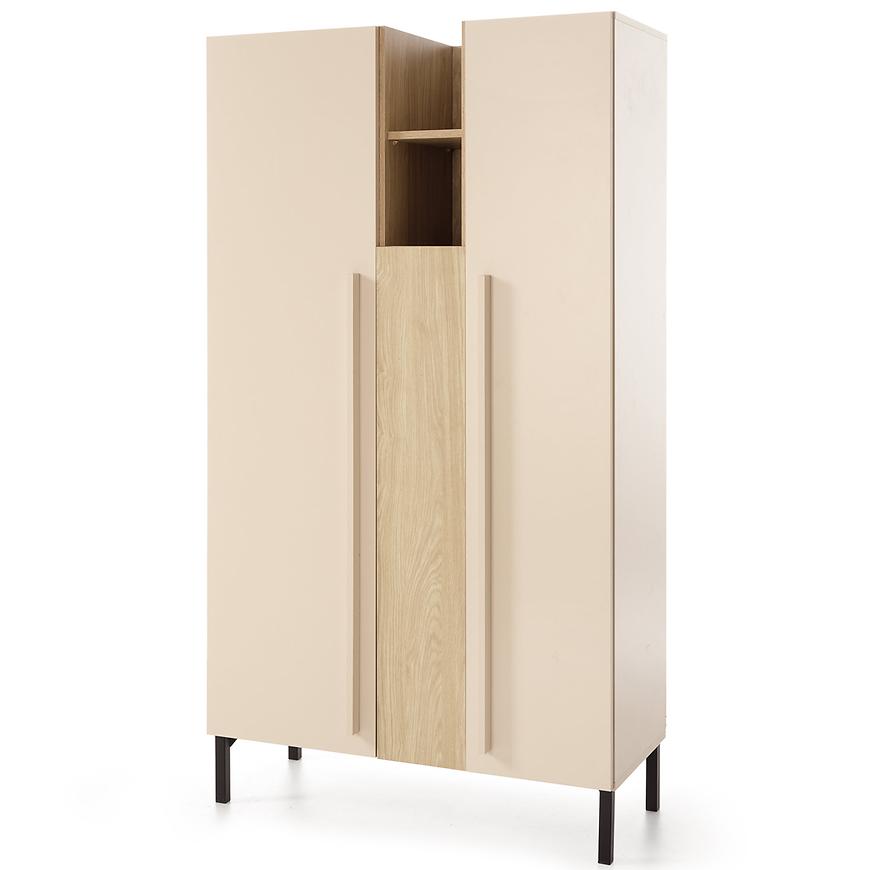 Vitrína Sergio SE5 2D Béžová /Dub Baumax