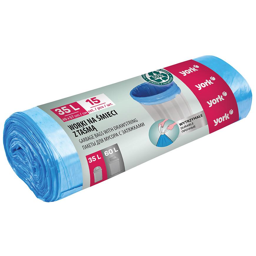 Worki na śmieci z taśmą 35L / 15 ks Baumax
