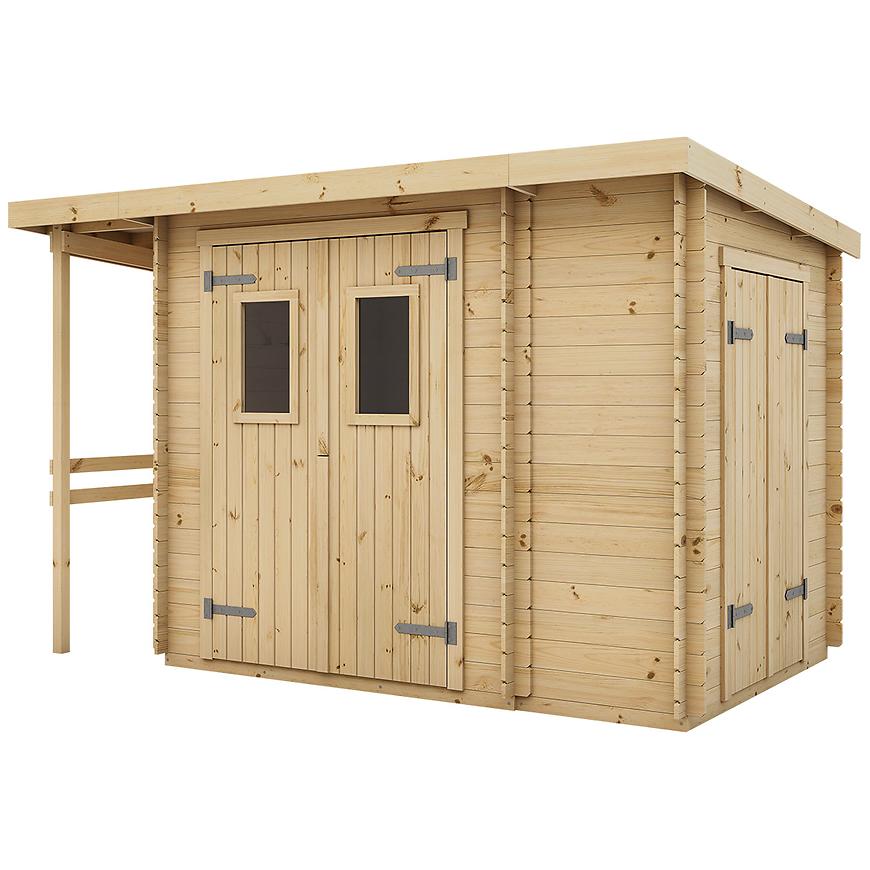 Zahradní domek Skrzyp 270/193 + dřevník Megiw