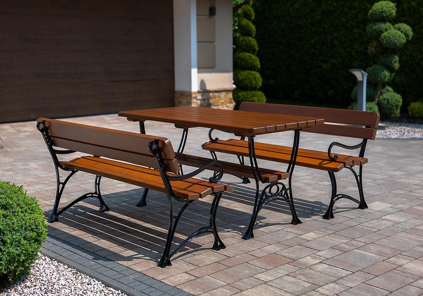 Zahradní souprava Královská 2 s područkami cypřiš Baumax