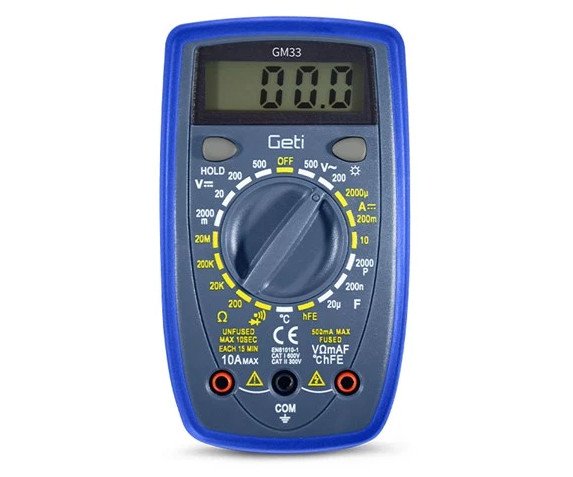 Multimetr digitální Geti GM33B