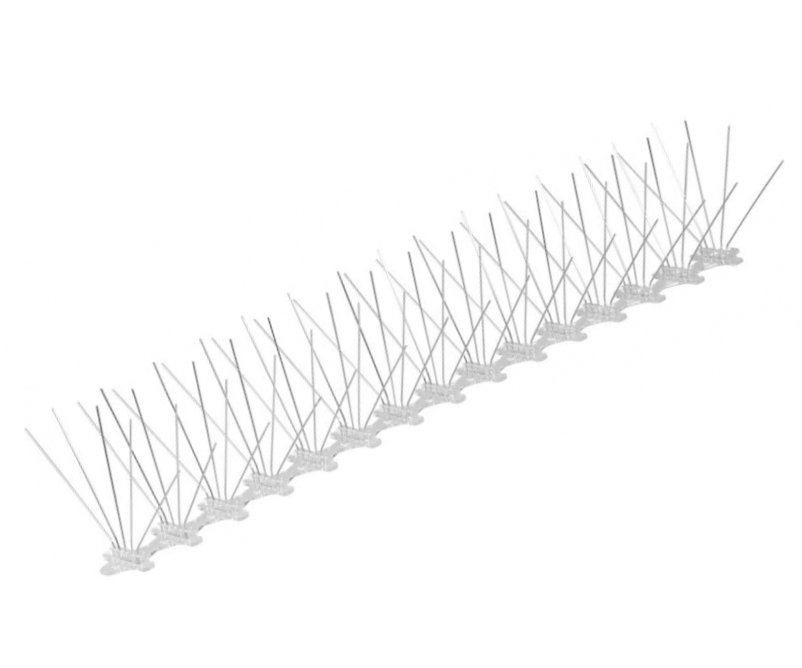 Lišta s hroty proti ptákům 5řadá