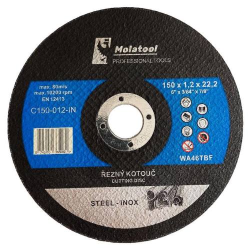 Kotouč řezný 150 x 1.2 x 22.2 mm