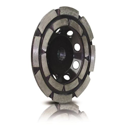 Kotouč diamantový brusný dvouřadý segmentový Ø125 mm x M14 STAYER