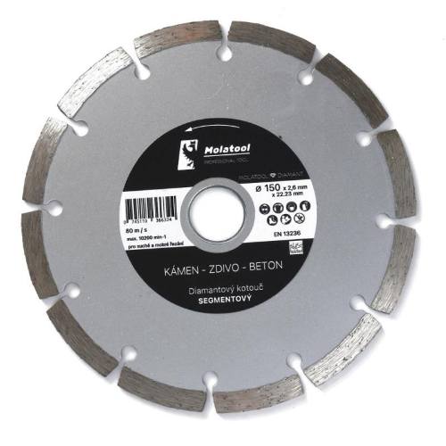 Kotouč diamantový segmentovaný Ø 150 x 2