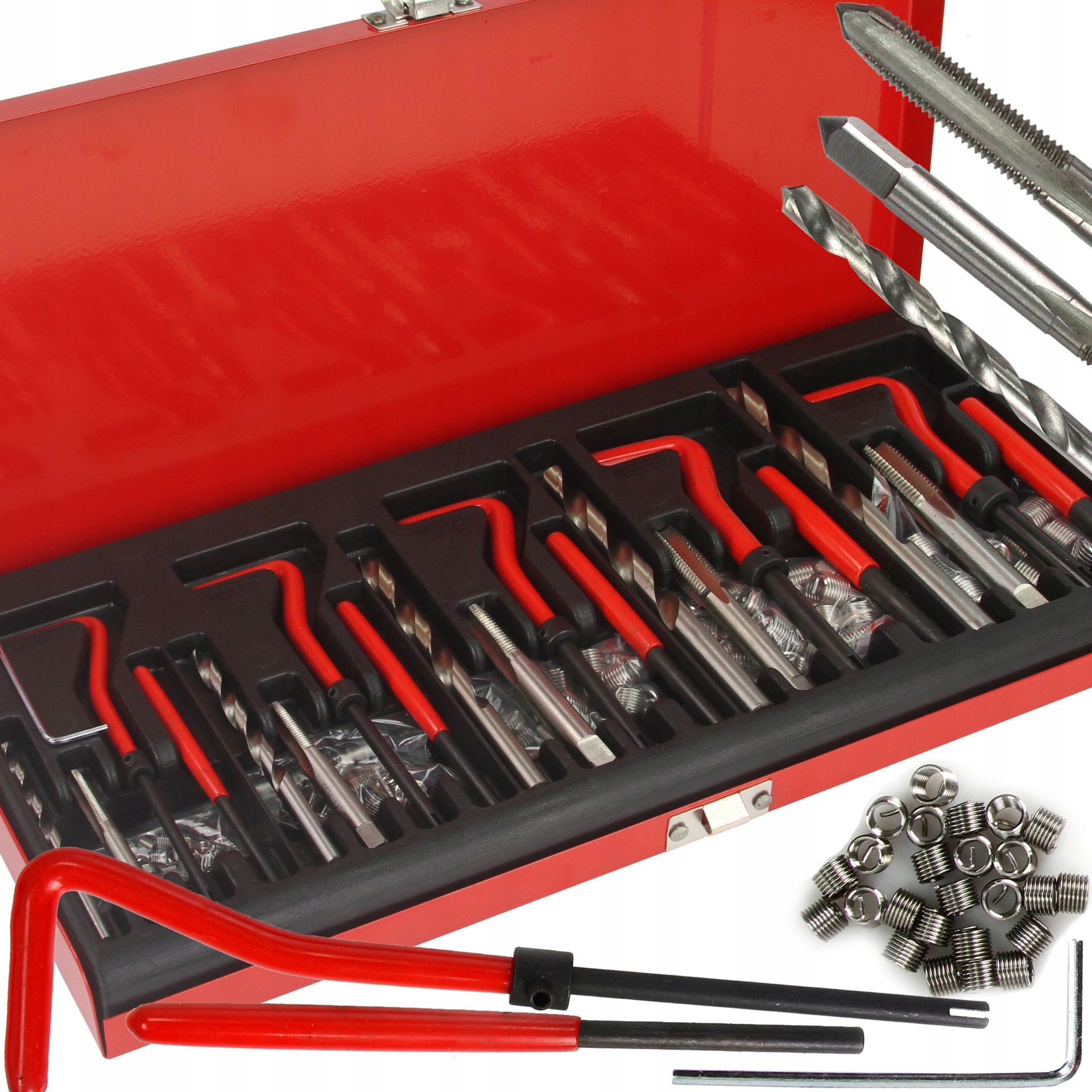 Sada na opravu závitů 131ks KD10590 KRAFT&DELE