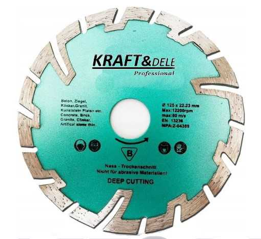 Diamantový kotouč 125mm KD928 KRAFT&DELE