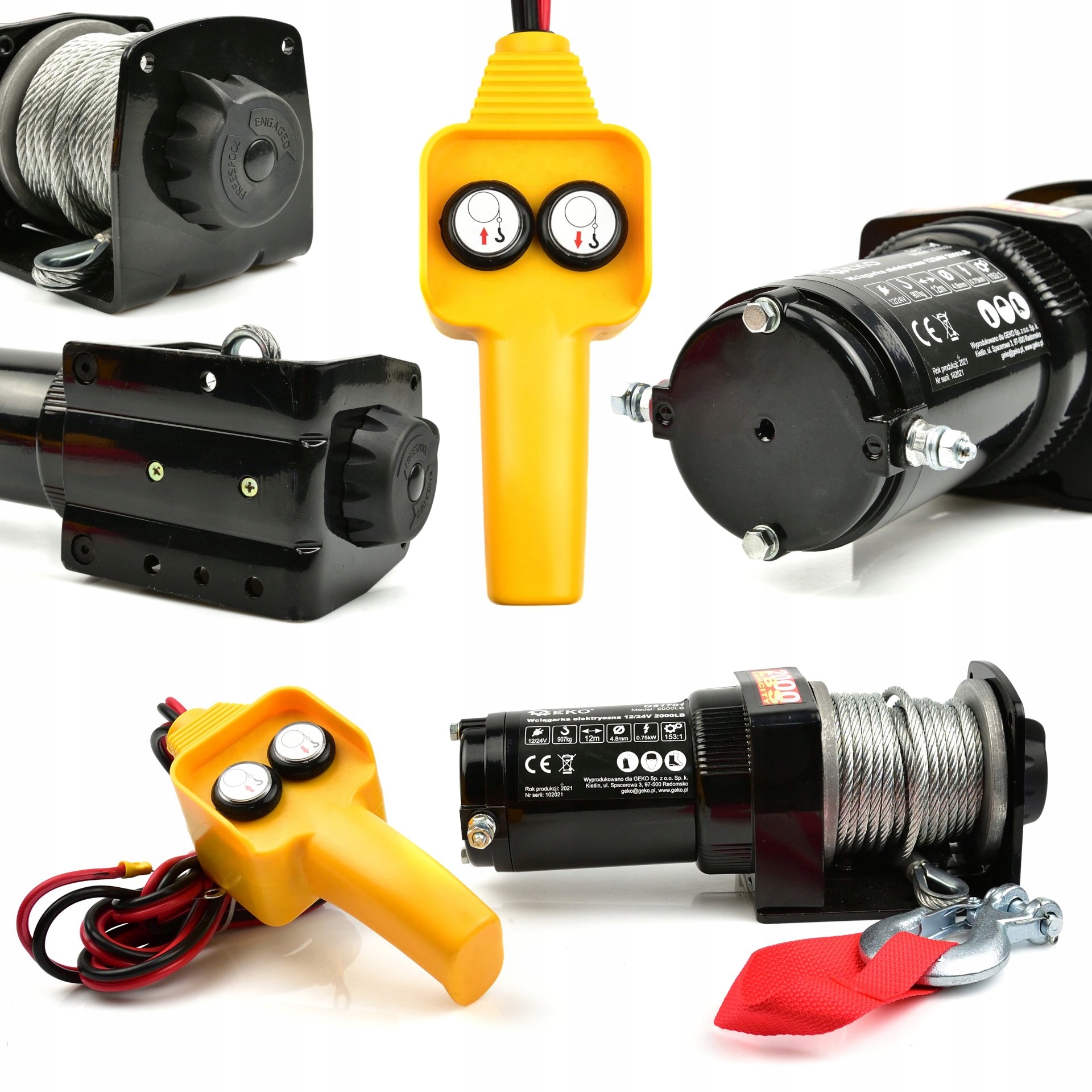 Elektrický naviják 12V