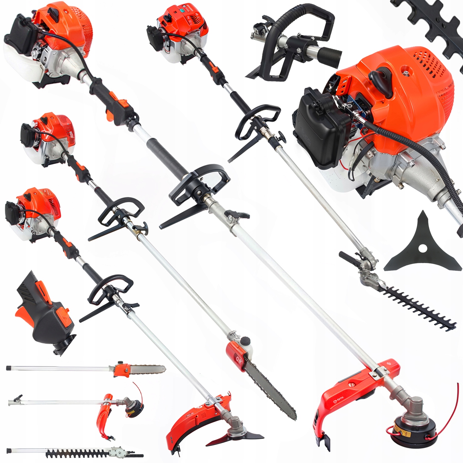 Multifunkční benzínový křovinořez 4v1 3