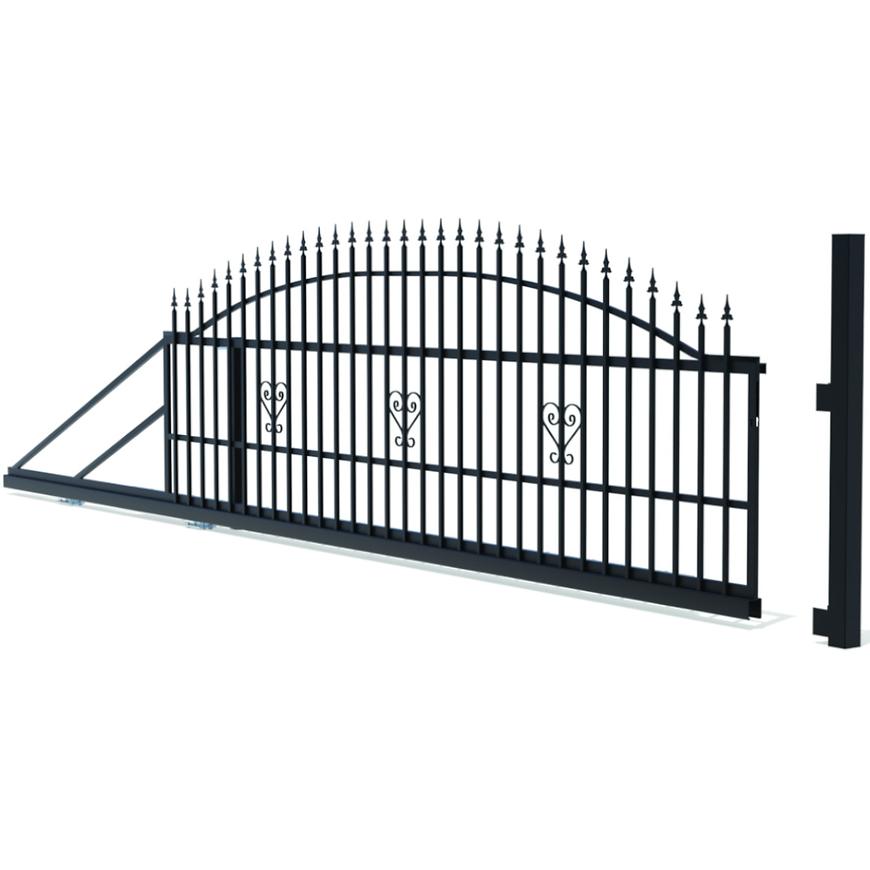 BRÁNA POSUVNA LIMA - LEVÁ 144 X 400 CM POLARGOS