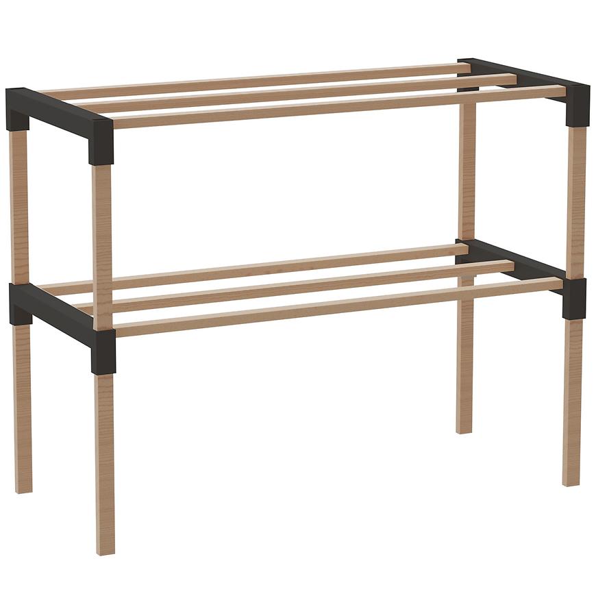 Botník FIX-2050-2 přírodní/černá Baumax