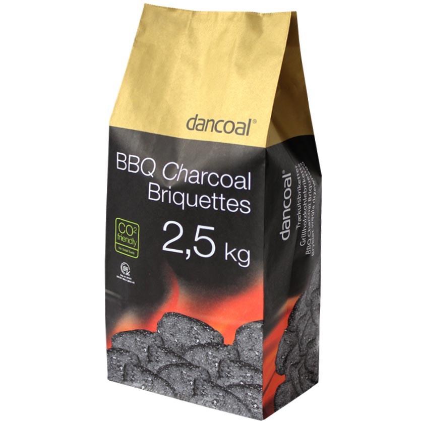 Brikety z dřevěného uhlí 2.5 KG DANCOAL