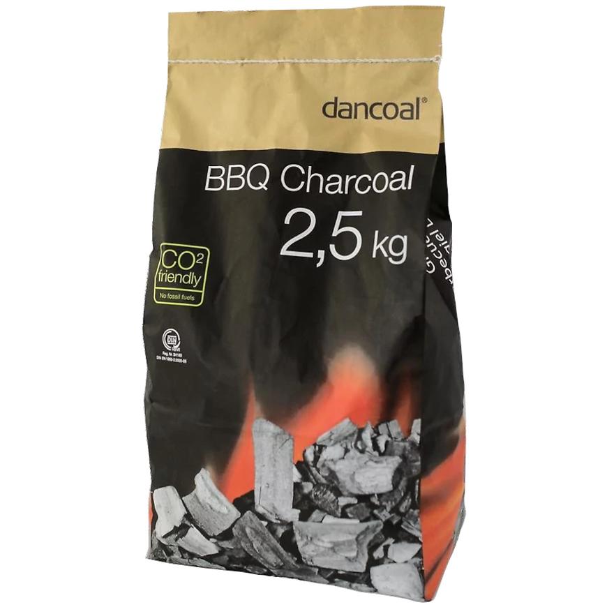 Dřevěné uhlí 2.5 KG DANCOAL