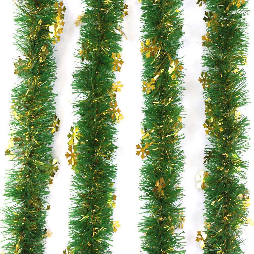 Girlanda S Aplikací 9/12 Cm Hvězdičky 2m Zeleno-Žlutá 1 Baumax