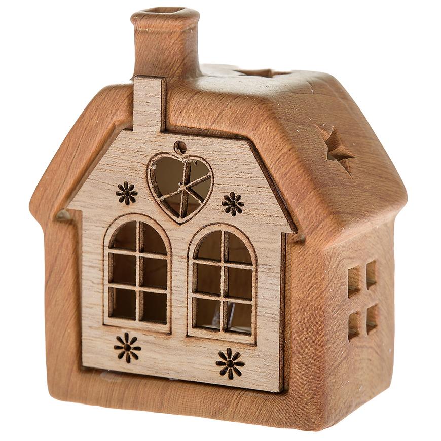 Keramický domek s led 9.5x10x5 cm