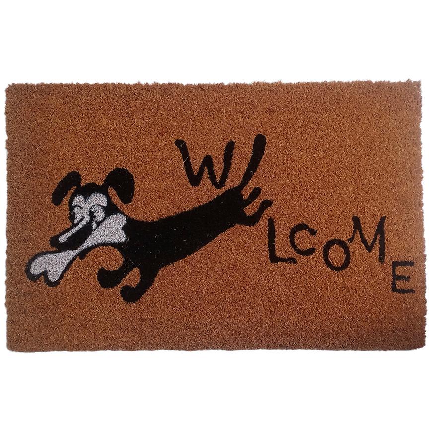 Kokosová rohožka Dog Welcome 40x60 cm Baumax