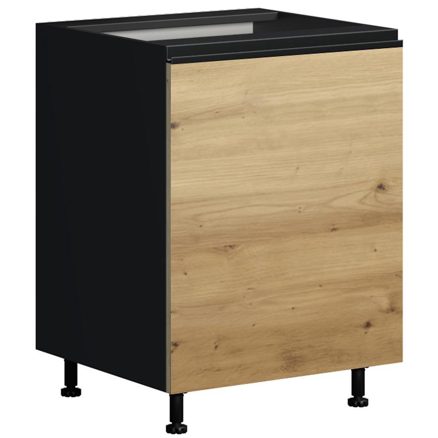 Kuchyňská Skříňka Industry D60 černá/artisan Baumax
