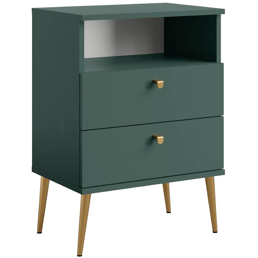 Noční Stolek High 2D zelená Baumax