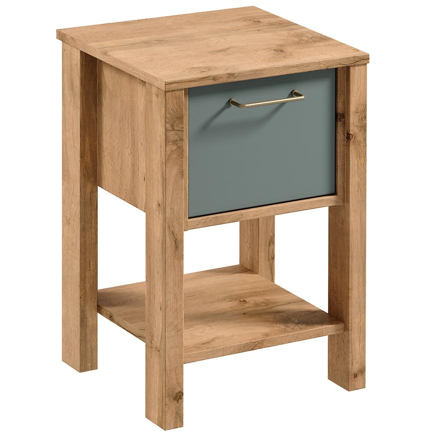 Noční Stolek Indygo SN dub wotan-green Baumax