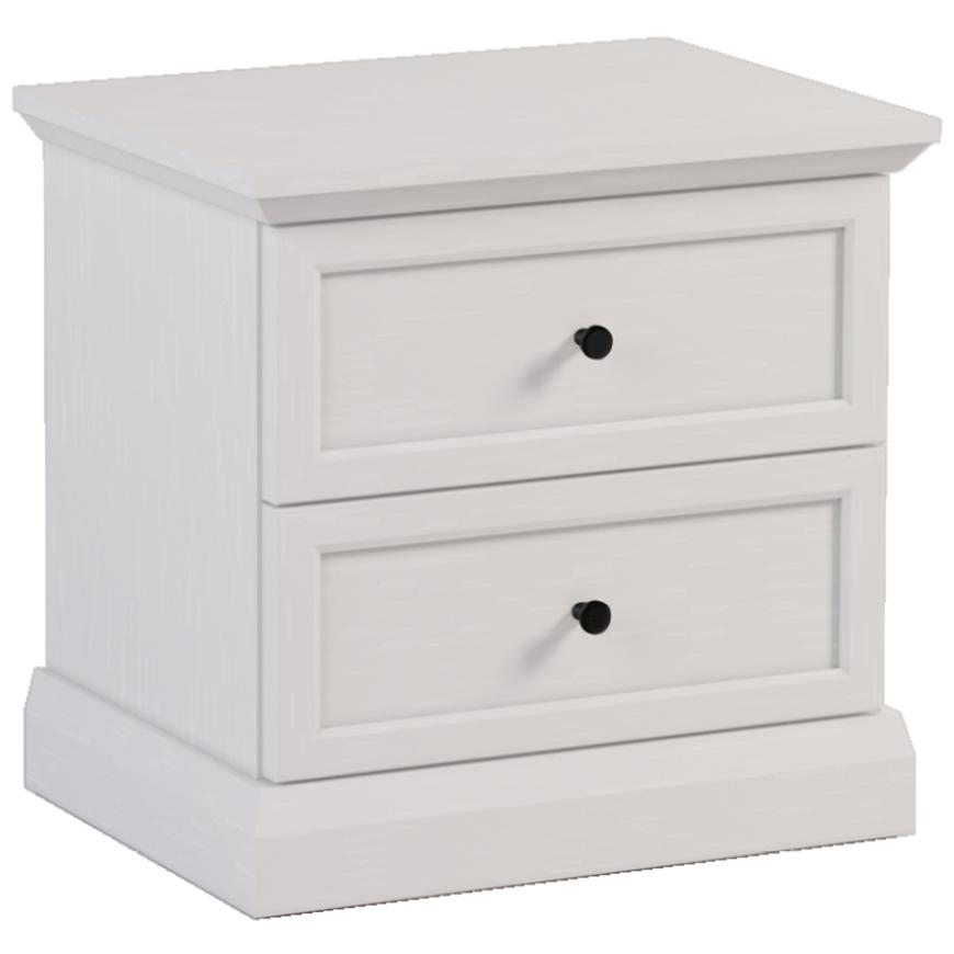 Noční Stolek Lucca SN bílá opal Baumax