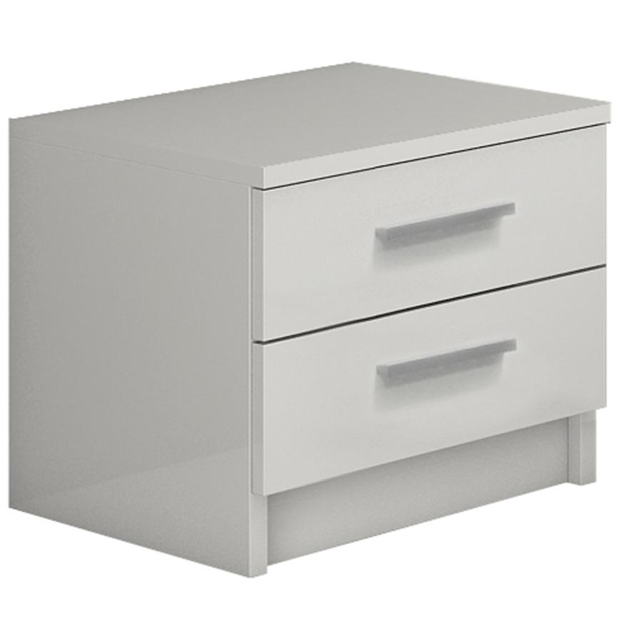 Noční Stolek bílá Baumax