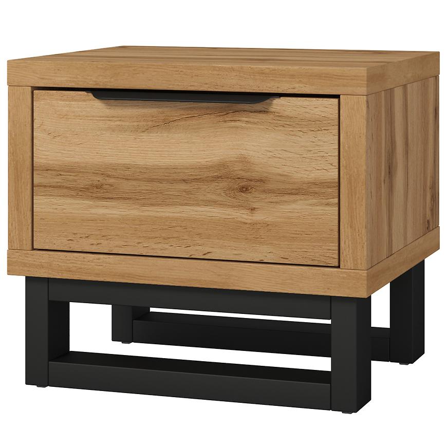 Noční stolek Halle S 22 1S dub wotan Baumax